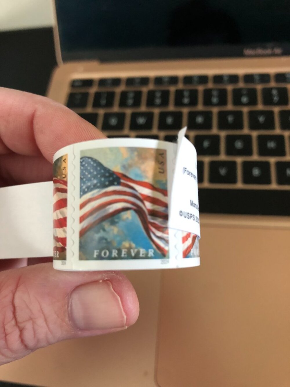 5 Rolls of 100, 500 Total Stamps, Never Expire, Holiday Card Season Is Coming - Picture 6 of 12